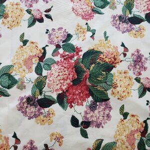 Vintage Cyrus Clark Home Decor Floral 18 Yards of Cloth Fabric